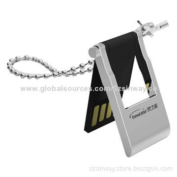 Plastic USB Flash Drive with 8GB Capacity, CE, RoHS, FCC Marks